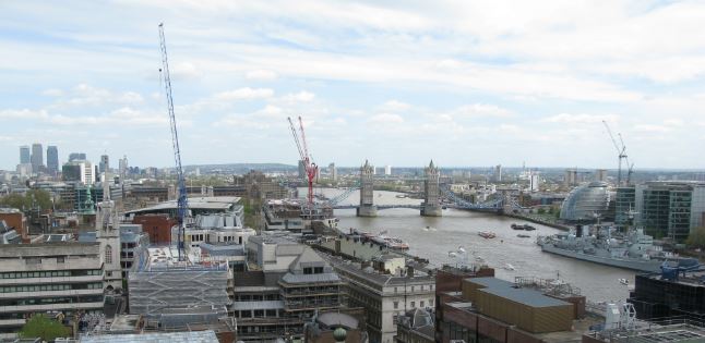 Väl uppe i monumentet belönas man med en riktigt bra utsikt.