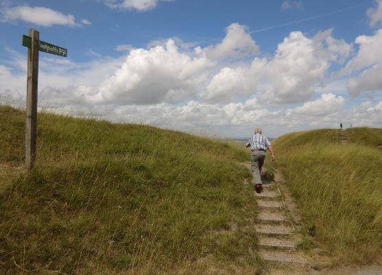 Å på väg mot toppen.