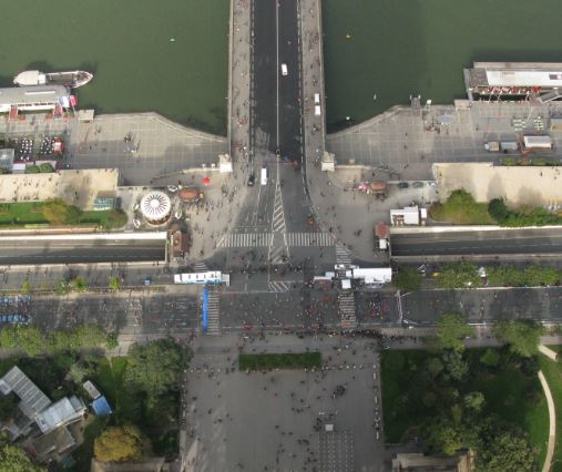 Målgång för trikå-folket.