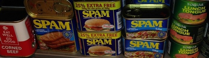 Lite typiska engelska läckerheter på närmaste affären. Någon som är sugen på spam? På en hylla intill kan man välja mellan gåsfett, ankfett och "beef dripping".