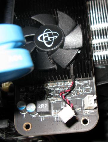 Fläktsladd (bild tagen underifrån)