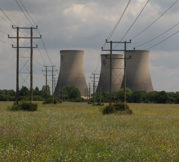 Tittar man åt andra hållet är vyn något mindre pitoresk...