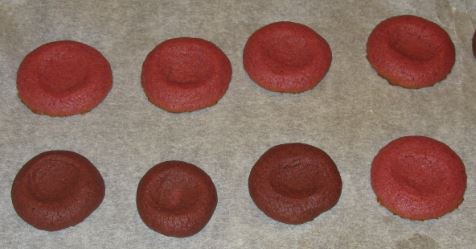 Gissar att vi blir tvungna att hjälpa K med att äta upp de bruna blodkropparna. Otur!